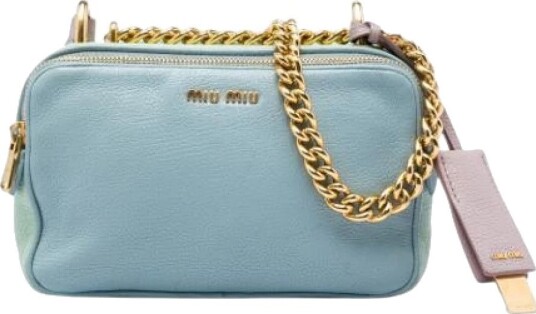 Miu Miu Pre owned Dame Pre owned Blå ONE SIZE, Miu Miu Pre owned Dame Pre owned Blå ONE SIZE,