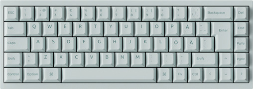 Keychron Q16 HE Gamingtastatur med keramisk konstruksjon og Lime-brytere - Grønn
