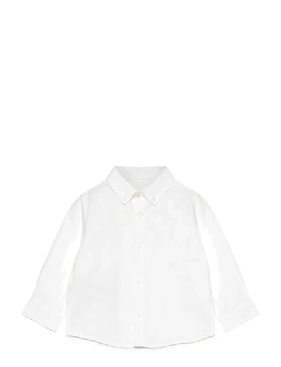 Mango Oxford Cotton Shirt - White - 2-3 Mango Oxford Cotton Shirt - White - 2-3