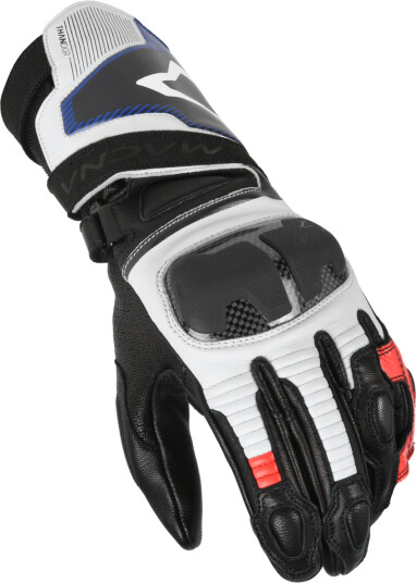 Macna MC-Hansker  Thandor Hvit-Rød