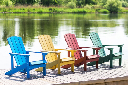 Dekkstol Adirondack 88 \| 75 \| 88 cm Grønn Dekkstol Adirondack 88 \| 75 \| 88 cm Grønn