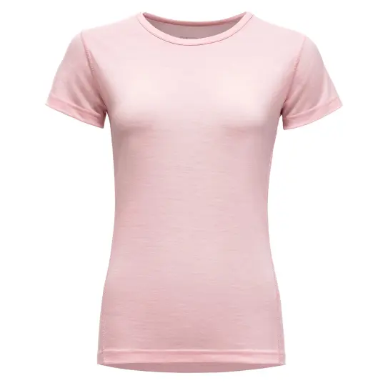 Devold Women's Breeze Merino 150 T Shirt Chalk Pink XS