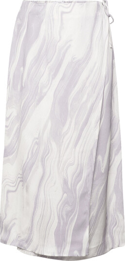 Calvin Klein | Shine Viscose Wrap Skirt | 38