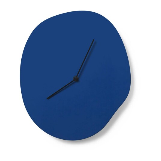 ferm LIVING Melt veggklokke 28 x 33 cm Blue