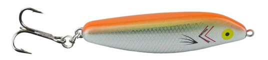 Vicke wobbler 40 gram - Prisma sølv/gul/orange