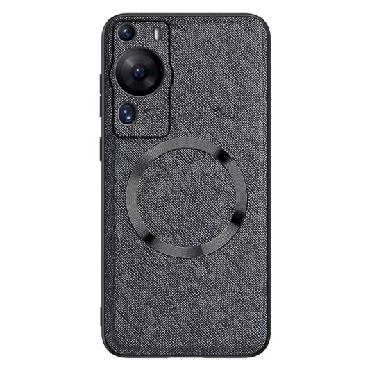 INCOVER Huawei P60 Pro Plast Deksel med Grov Tekstur - MagSafe-Kompatibel - Svart