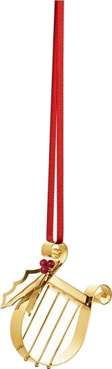 Georg Jensen 2026 juleornament harpe 5,7 cm gull Georg Jensen 2026 juleornament harpe 5,7 cm gull