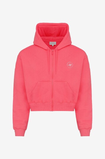Röhnisch Hettegenser Base Sweat Full Zip Rosa
