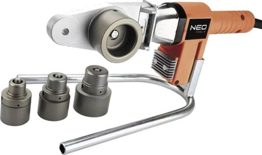 NEO 21-001 Plastsveiseapparat 650 w, 4 Muffer, Ptfe-Belegg