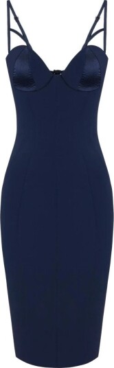 Elisabetta Franchi Dame Kjoler Blå 2XL,