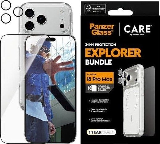 CARE by PanzerGlass Flagship 3-in-1 Bundle Apple iPhone 18 Pro Max