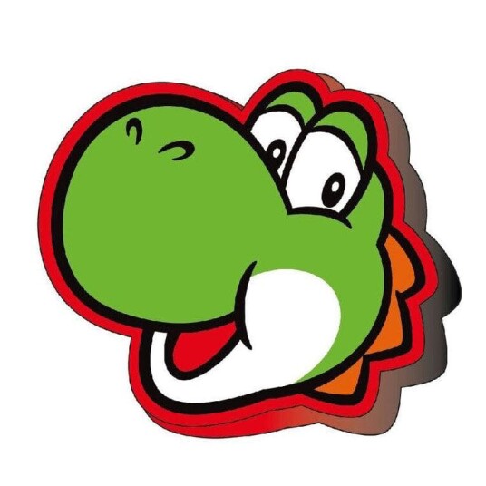 Nintendo Super Mario Bros Yoshi 3D cushion