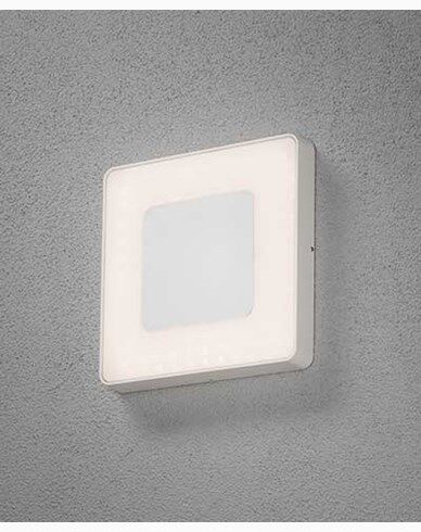Konstsmide Carrara vegglampe/plafond LED kvadrat dimmbar og fargejusterbar. 7986-250
