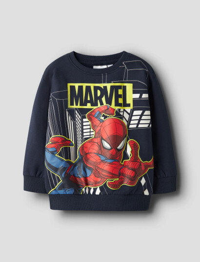 Name It Nmmdion Spider Nreg Sweat Unb Noos Mar Blue 86