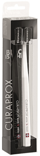 Curaprox White Is Black Tandborste 2 Pack