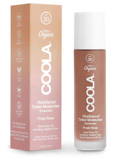 Coola Rōsilliance® Tinted Moisturizer Organic Sunscreen Spf30 Bronze Goddess 44ml Light/medium Coola Rōsilliance® Tinted Moisturizer Organic Sunscreen Spf30 Bronze Goddess 44ml Light/medium