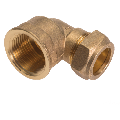 Kompresjons vinkel m/muffe 12 mm x 3/8"