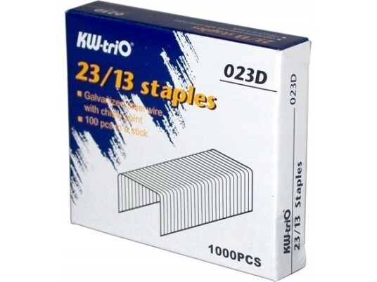 Kw-Trio Staples Kw-Trio 23/13 023D 50 100 Cards 1000 Pcs