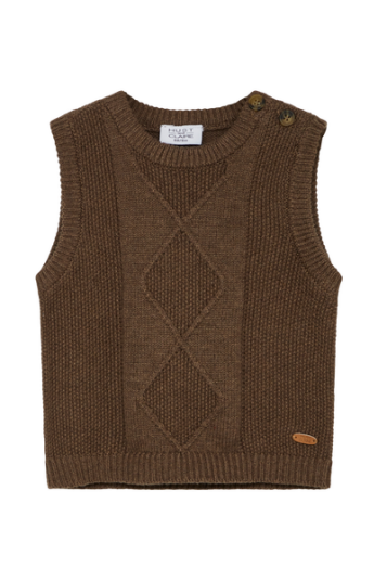 Hust & Claire Perrie vest - cub brown