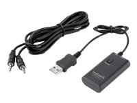 in-akustik Premium Bluetooth Audio Transmitter & Splitter - Bluetooth wireless audio transmitter/splitter - svart
