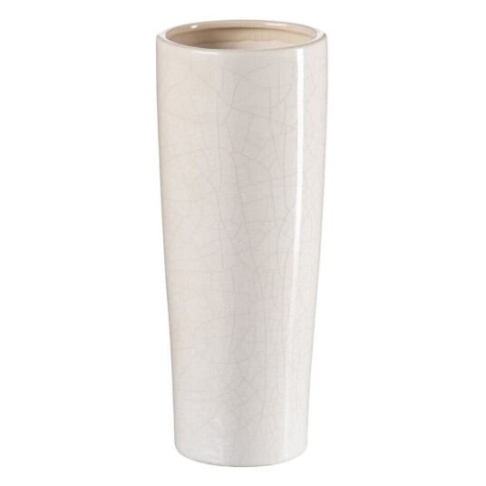 Bigbuy Home Vase 13 X 13 X 33 Cm Keramikk Beige