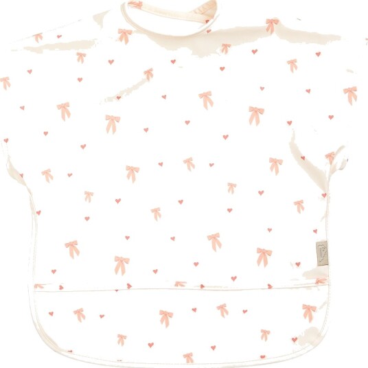Cam Cam Copenhagen Short Sleeved Bib   Blueberries   Cream   ONE SIZE