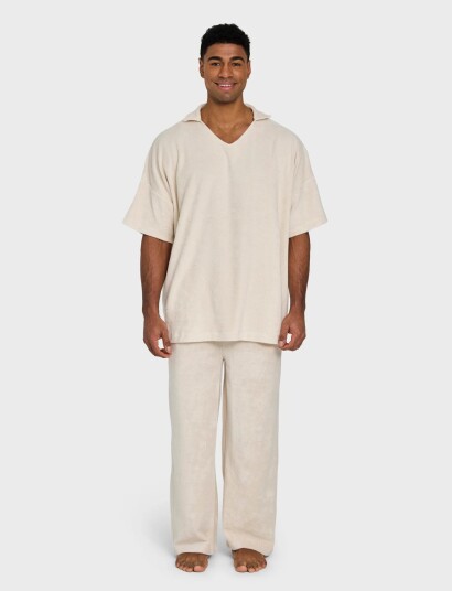 Bongusta Naram Collar Tee - Cream - L/XL