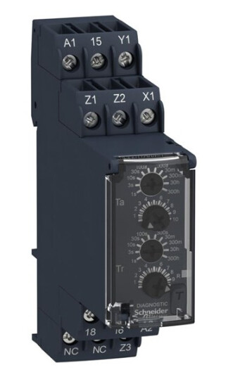 Schneider Electric Timer asymmetrical on-delay and of-delay with control input (3606480792410)