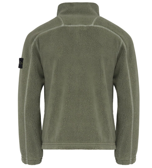Stone Island Military Green Zip Up Cardigan 8 år