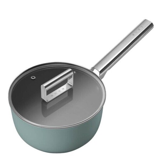 SMEG Kasserolle 20 cm 3,1L keramisk emerald green SMEG Kasserolle 20 cm 3,1L keramisk emerald green