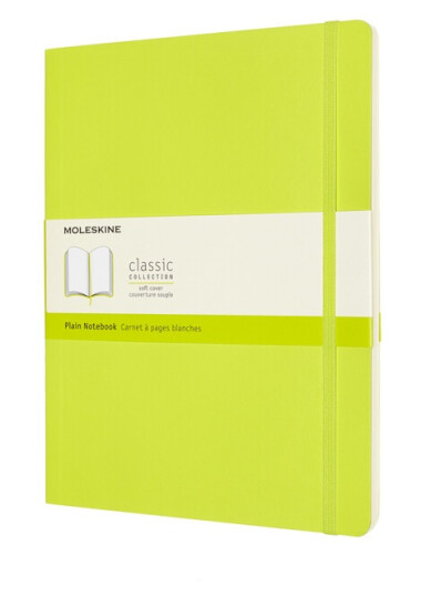 Moleskine Classic Soft Cover XL Lemon Green Ruled