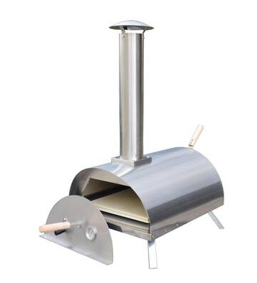 Pizzaovn I Rustfritt Stål For Fyring Med Pellets