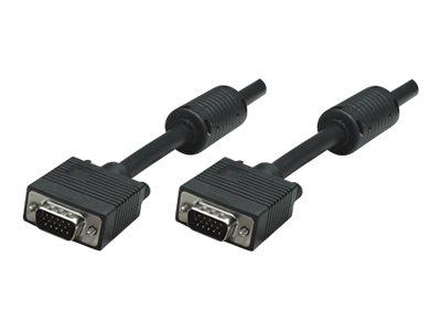 Manhattan 1.8 m VGA-kabel D-Sub Hankjønn Sort Manhattan 1.8 m VGA-kabel D-Sub Hankjønn Sort