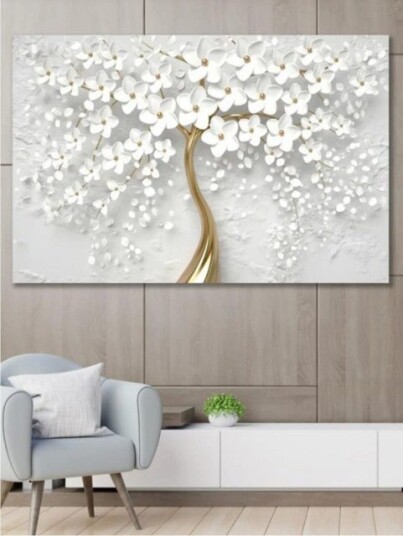 Lerretsbilde av Blomstrende Tre 70x100 cm Lerretsbilde av Blomstrende Tre 70x100 cm