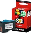 Lexmark 83 farge blekkpatron original 18LX042E Lexmark 83 farge blekkpatron original 18LX042E