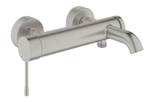 Grohe Essence One lever faucet for tub & shower Supersteel