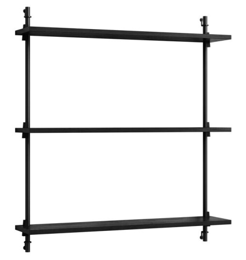 Moebe wall shelving ws.85.1 Sort