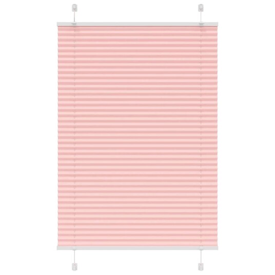 plisségardin Rosa 90x150 cm Stoff Bredde 89,4 Polyester