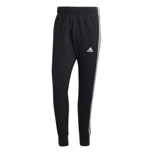 Adidas Essentials French Terry 3 Stripes Pant joggebukse herre XL BLACK/WHITE Adidas Essentials French Terry 3 Stripes Pant joggebukse herre XL BLACK/WHITE