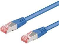 Goobay CAT6 Nettverkskabel 1m S/FTP RJ45 Blå Goobay CAT6 Nettverkskabel 1m S/FTP RJ45 Blå
