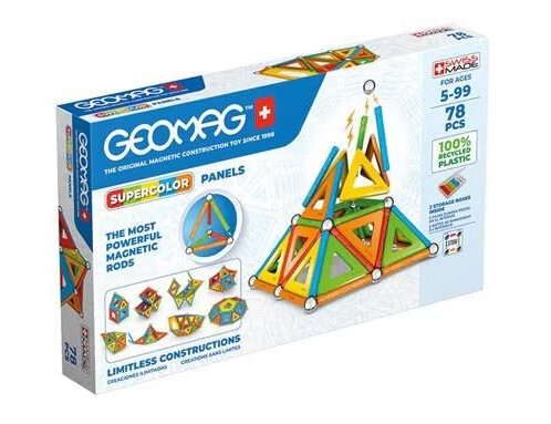Geomag Supercolor Panels Resirkulert Plastikk 78 Deler