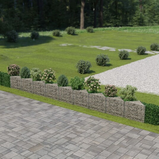  Gabion galvanisert stål 630x30x50 cm