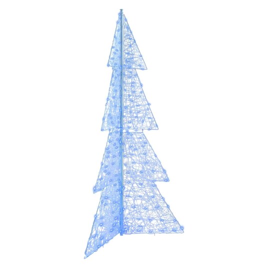  Juletre med 240 LED Blå 180 cm Akryl