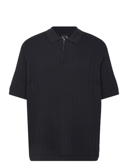 Armani Exchange Knit Polo Black XXL