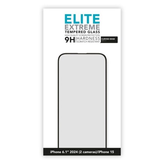 Linocell Elite Extreme Curved Skjermbeskytter for iPhone 16