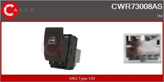 Bryter, vindusheis CASCO CWR73008AS