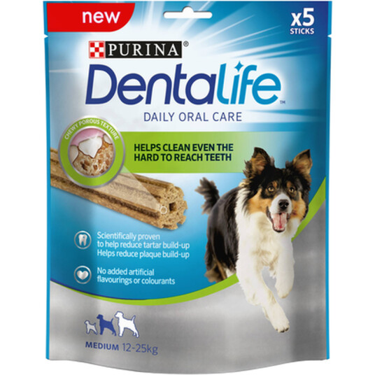 Purina Dentalife Large Tyggebein 4-pakning - Sunt Hundegodbiter for Tannhelse 142 g