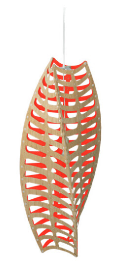 David Trubridge Toru Taklampe Rød David Trubridge Toru Taklampe Rød