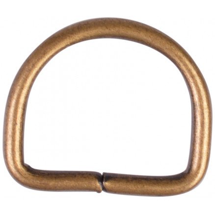 Diverse D ring Gl Messing 20mm 1 stk