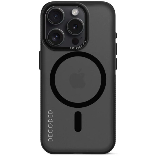 Decoded D24ipo15pbct2fk, Etui, Apple, Iphone 15 Pro, 15,5 Cm (6.1"), Sort, Gjennomsiktig